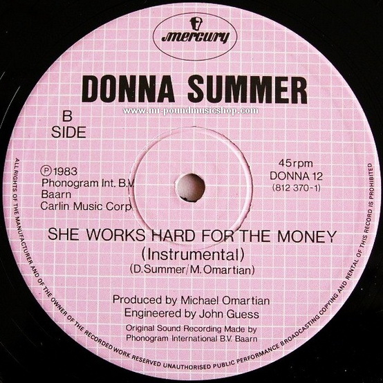 Donna Summer - She Works Hards For The Money