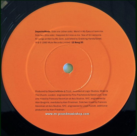 Depeche Mode - World in My Eyes / Happiest Girl / Sea of Sin