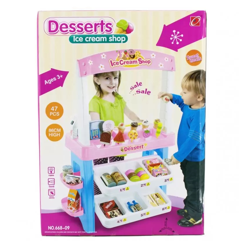 ร้านขายไอติมชุดใหญ่ Desert Icecream Shop No. 668-09