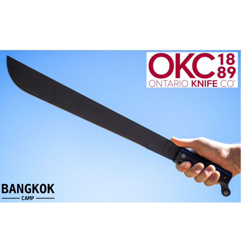 มีดใบตาย Ontario 8515 Military Machete, 18" พร้อมปอก Made in USA.