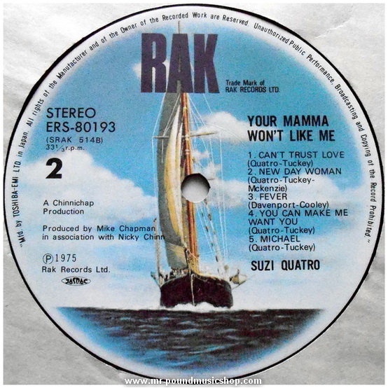 Suzi Quatro - Your Mamma Won't Like Me
