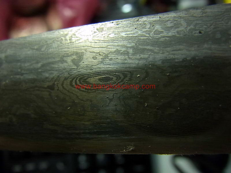 ดาบซามูไร ใบมีดเป็นเหล็กลาย (ใบมีดดามัสกัส) ลายเสือ