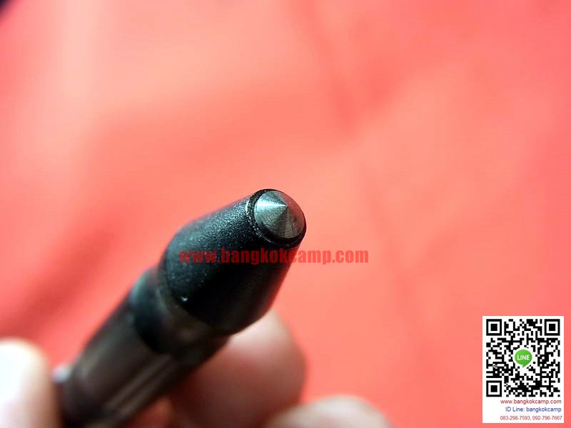 ปากกา Tactical ดำ ปลายคาร์ไบท์(กระแทกกระจกได้) ปลายคาร์ไบท์แข็งมากใช้ขูด-เขียนโลหะได้