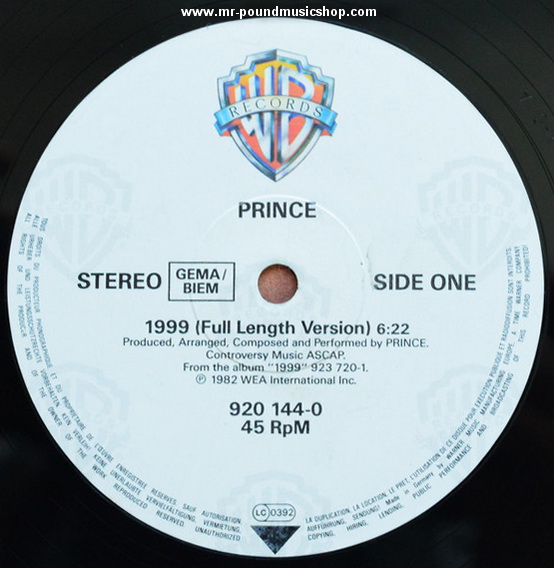 Prince - 1999 / Little Red Corvette