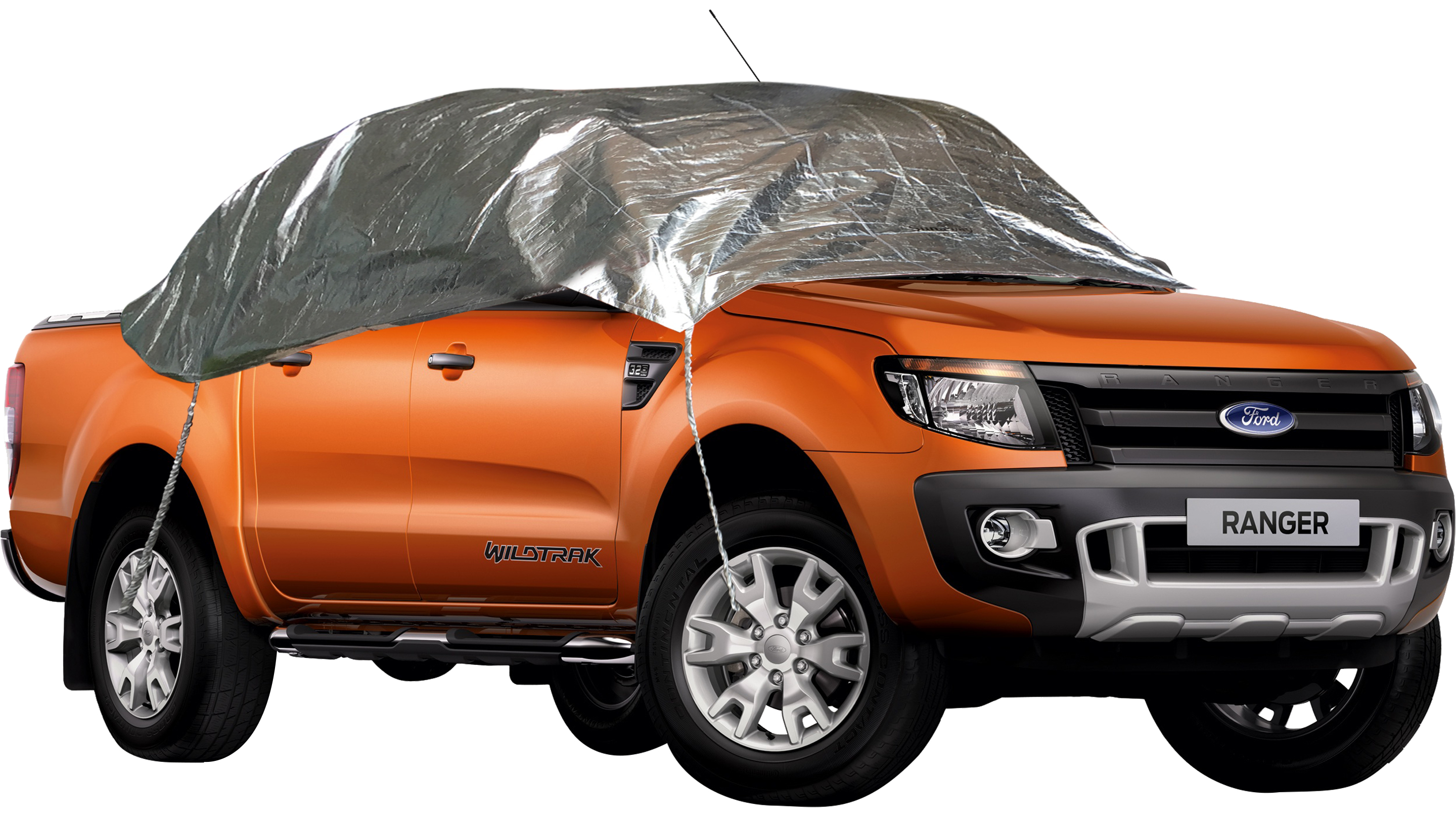 New Sunaway ผ้าคลุมรถกันร้อน 100% (สำหรับกระบะ-ครึ่งคัน)