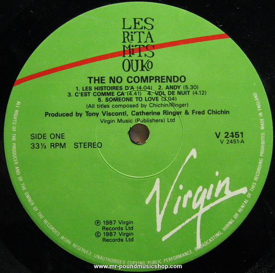 Les Rita Mitsouko - The No Comprendo