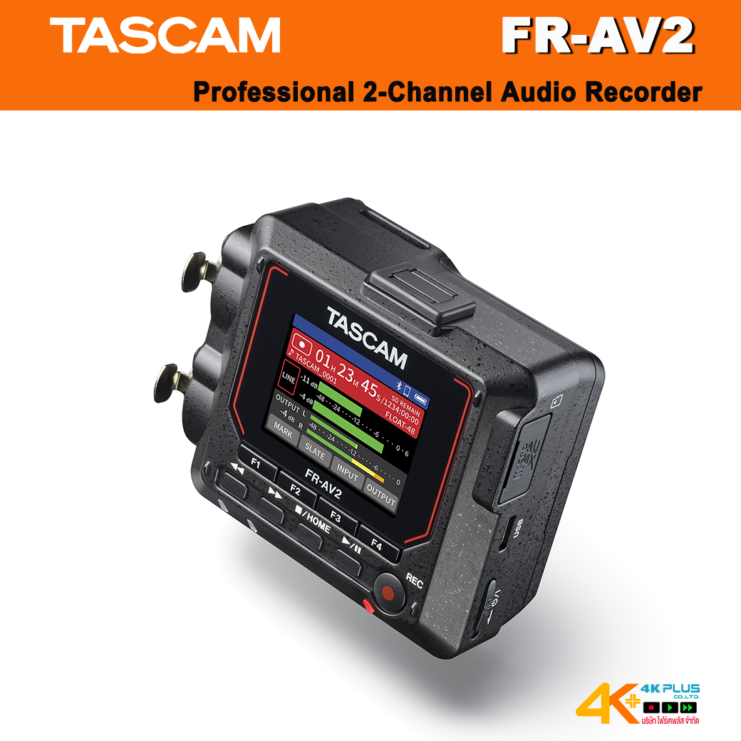 TASCAM FR-AV2 Professional 2-Channel Audio Recorder