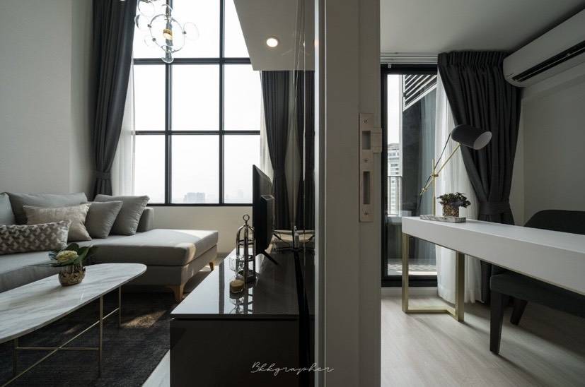 ให้เช่าคอนโด Knightsbridge Prime Sathorn (ไนท์ บริดจ์ ไพร์ม สาทร ) ห้อง duplex ชั้น 30 แบบ 1 ห้องนอน 1 ห้องน้ำ 45 ตรม