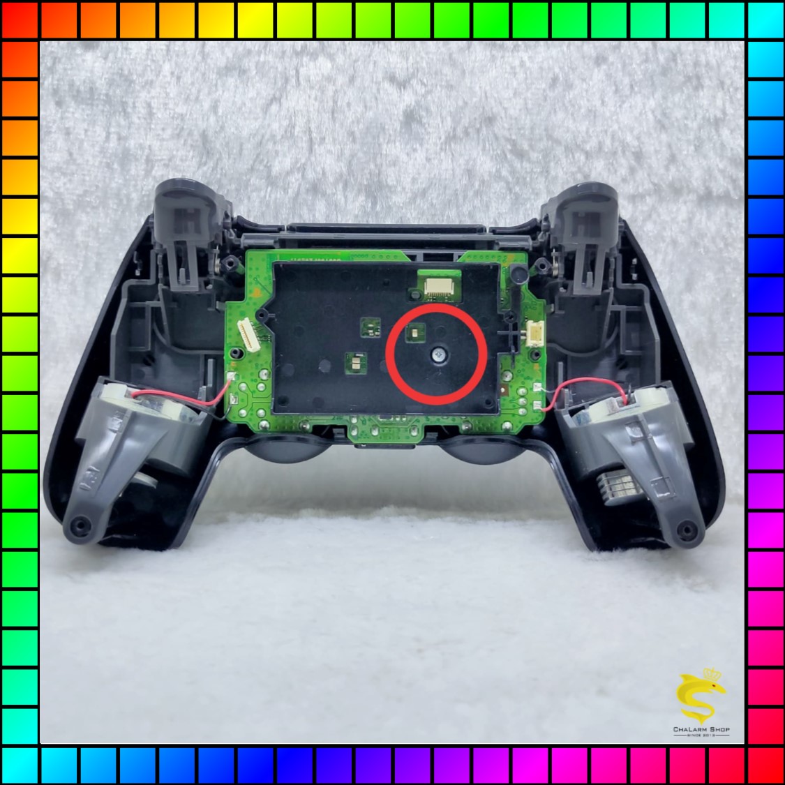 ชุดน๊อตจอย PS4 สีดำ (5 ตัว)