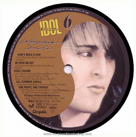 Billy Idol - Whiplash Smile