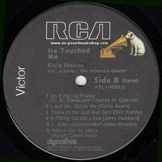 Elvis Presley - He Touched Me