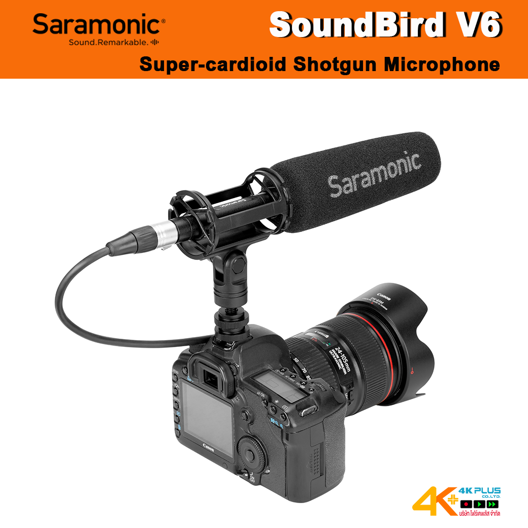 Saramonic SoundBird V6 Super-cardioid Shotgun Microphone