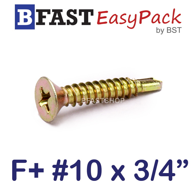 สกรูปลายสว่าน F+ #10 x 3/4" (ุ25 ตัว/ถุง)