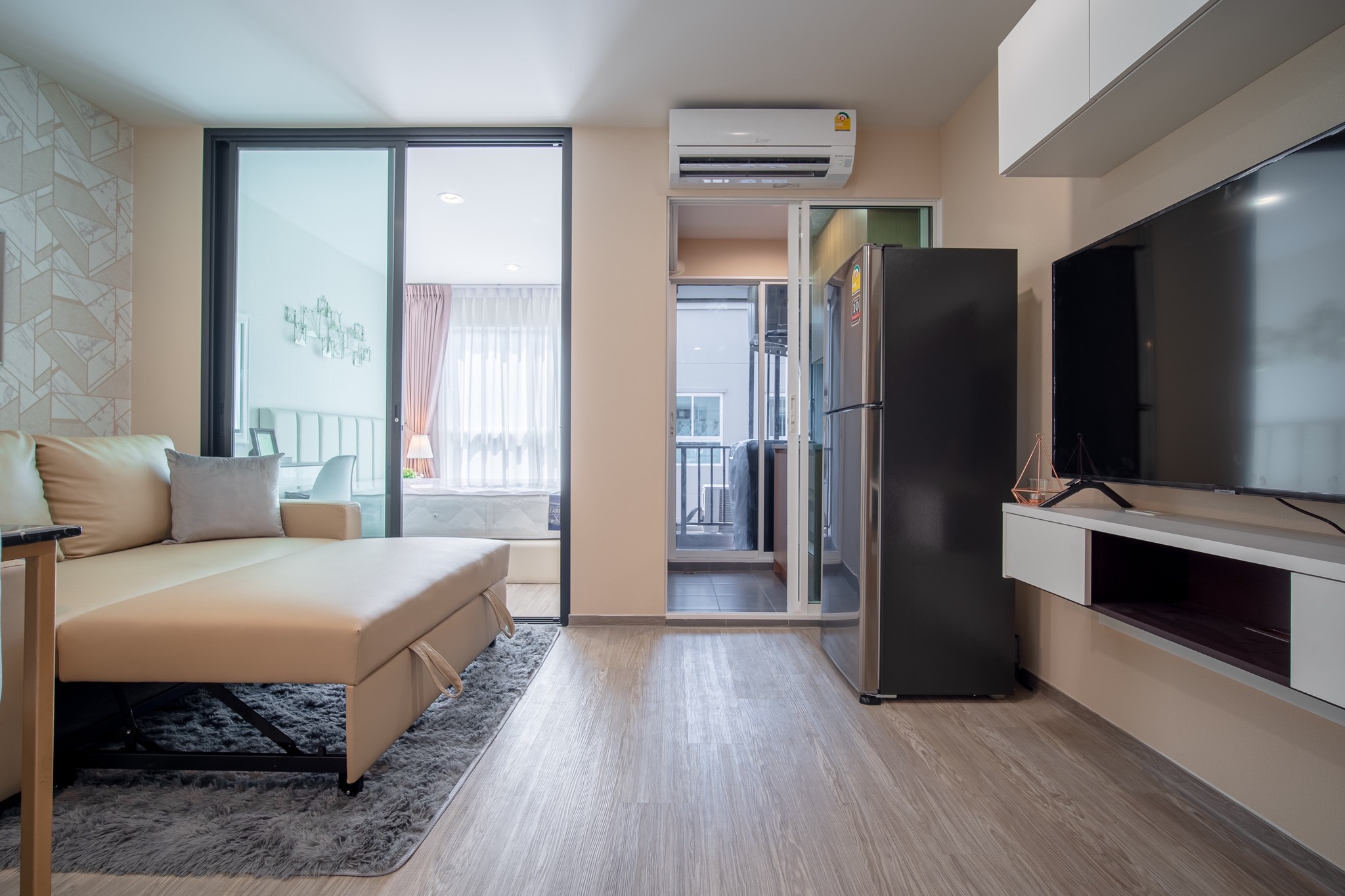 คอนโดให้เช่า รีเจ้นท์โฮม สุขุมวิท 97/1 ใกล้บีทีเอส บางจาก 1 ห้องนอน 1 ห้องน้ำ ขนาด 28 ตร.ม. ชั้น 8 ทิศใต้