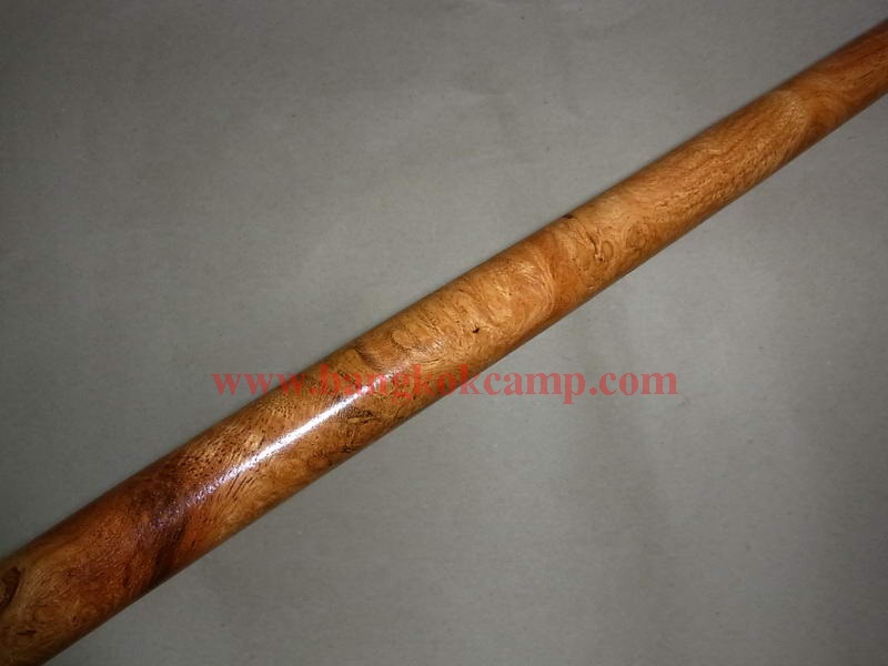 ไม้หายาก... ไม้ตะพด(ไม้ปุ่มมะค่า, ปมมะค่า) ลายสวยมาก หัว+ท้ายไททาเนียม หัวทรงลูกจันทร์