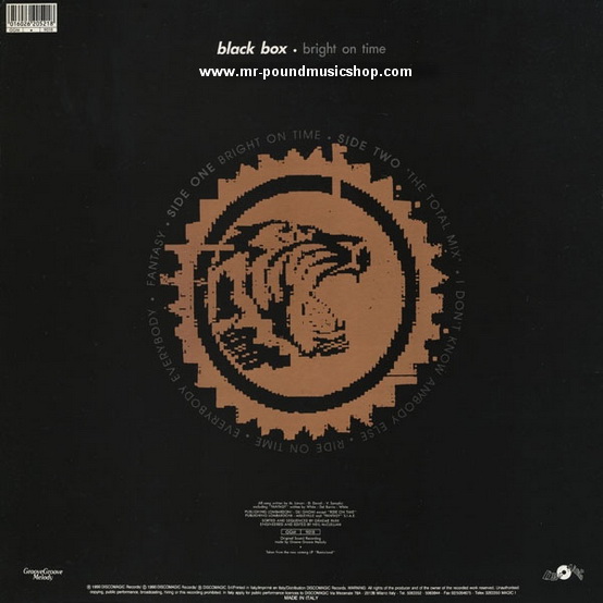 Black Box - Bright on Time