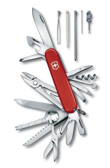 มีดพับอเนกประสงค์ Victorinox รุ่น SwissChamp แดง 33ฟังก์ชั่น Made in Switzerland ของใหม่ แท้ พร้อมกล่องและคู่มือ (1.6795)