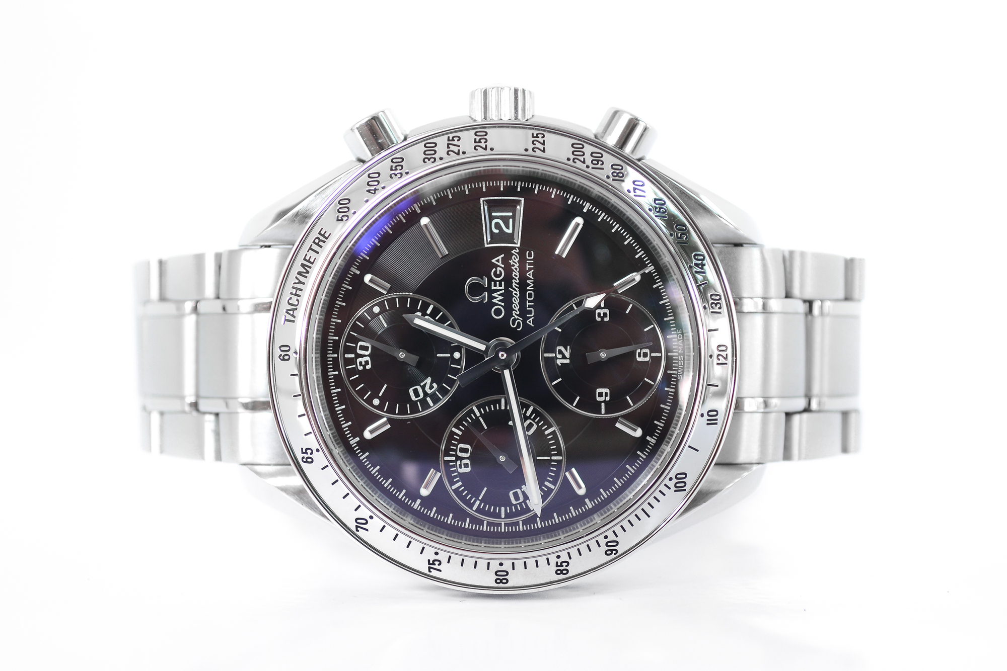Omega Speedmaster Automatic Chronograph Date หน้าดำ (Sold)