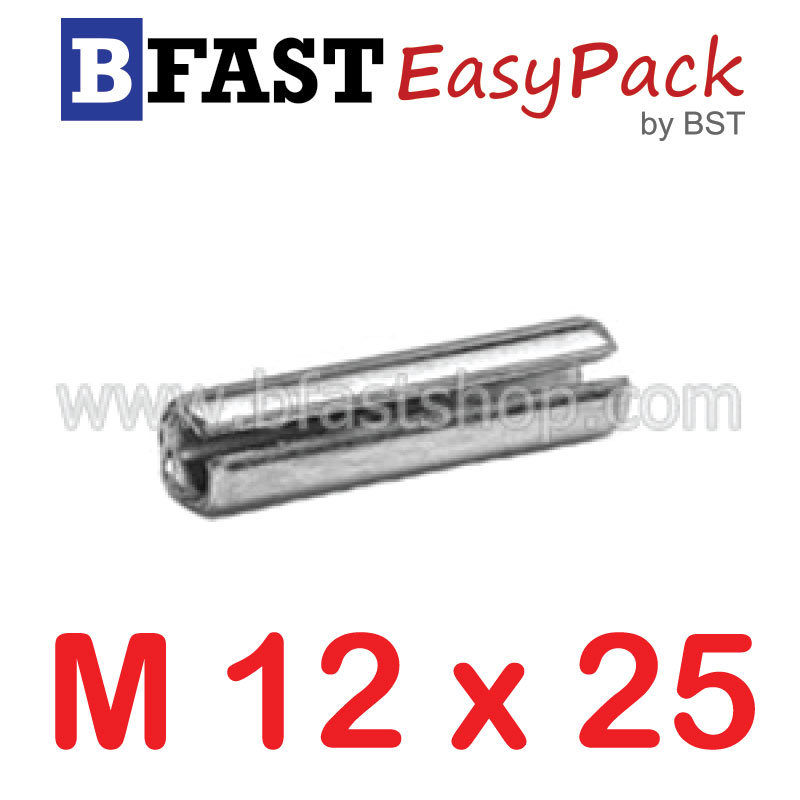 ปิ๊นตะกุดสแตนเลส SUS M12 x 25 (1 ตัว/ถุง)