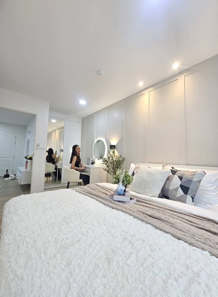 ขายคอนโด เดอะคิทท์พลัส นวมินทร์ ห้องตกแต่งใหม่ ชั้น 4 ขนาด 31 ตร.ม. 1 ห้องนอน พร้อมอยู่ ราคาพิเศษเพียง 1.39 ล้านบาท