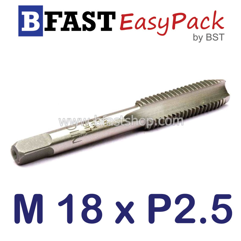 ดอกต๊าปเกลียว M18 x P2.5 (3 ดอก/กล่อง)