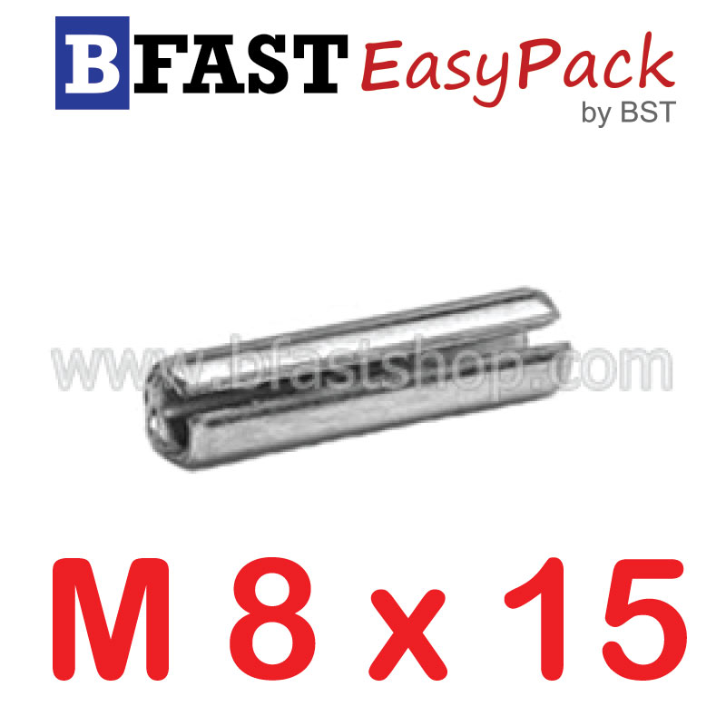 ปิ๊นตะกุดสแตนเลส SUS M8 x 15 (1 ตัว/ถุง)