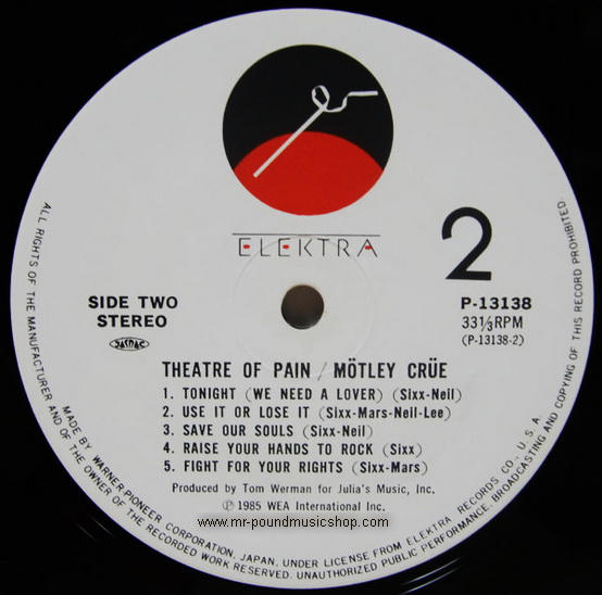 Motley Crue - Theatre Of Pain