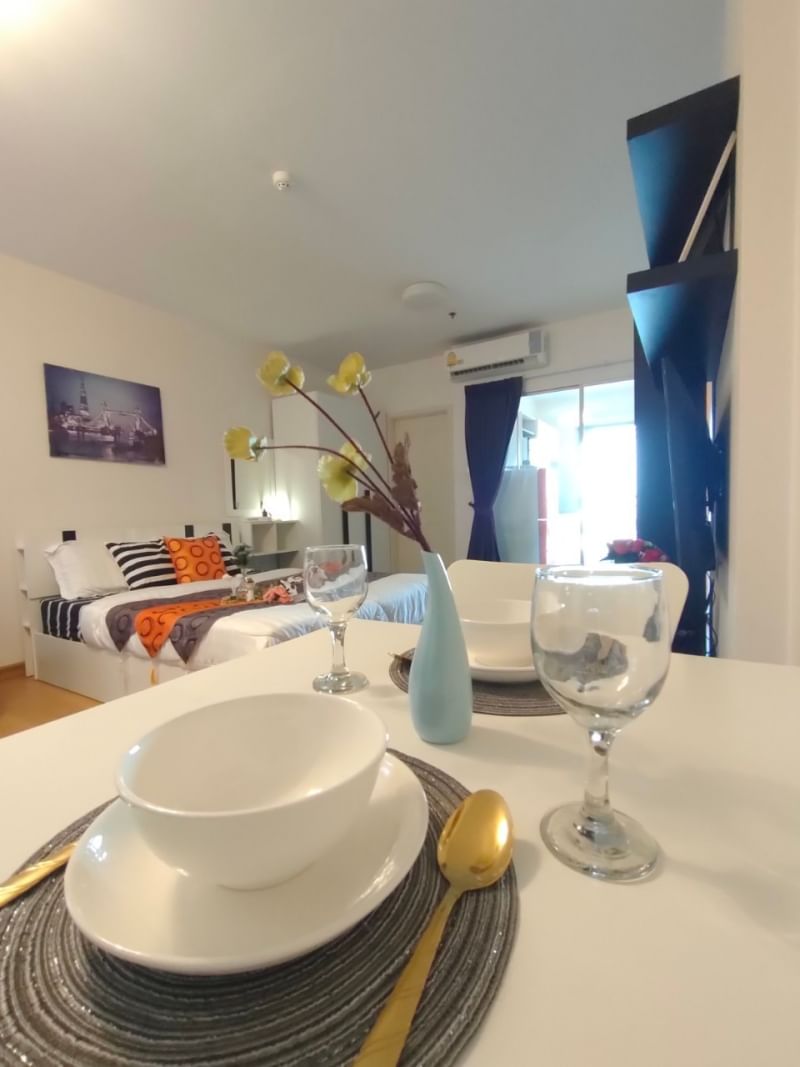 ให้เช่าถูก คอนโด ศุภาลัย วิสต้า แยกติวานนท์ - นนทบุรี ชั้น30 ห่าง MRT 200เมตร ให้เช่าเพียง 7,500 บาท ขนาดห้อง 34 ตร.ม.