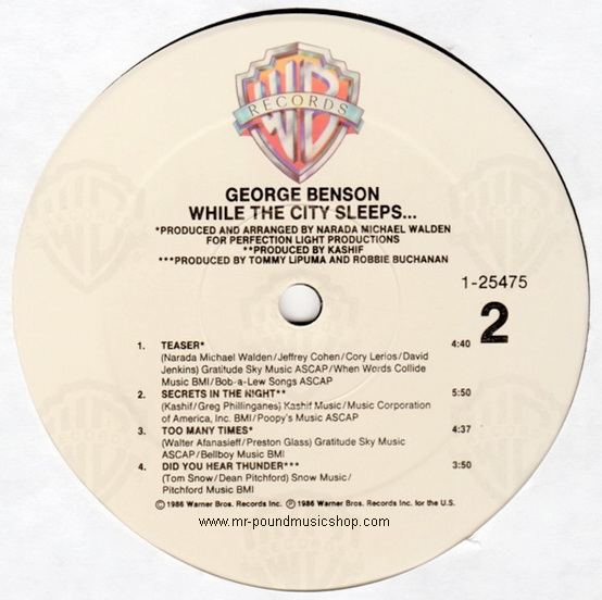 George Benson - While The City Sleeps...