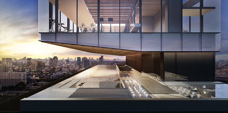 ขายดาวน์คอนโด The FINE Bangkok Thonglor - Ekamai (เดอะ ฟายน์ แบงค็อค ทองหล่อ - เอกมัย ) 1 ห้องนอน 1 ห้องน้ำ ขนาด 35 ตรม