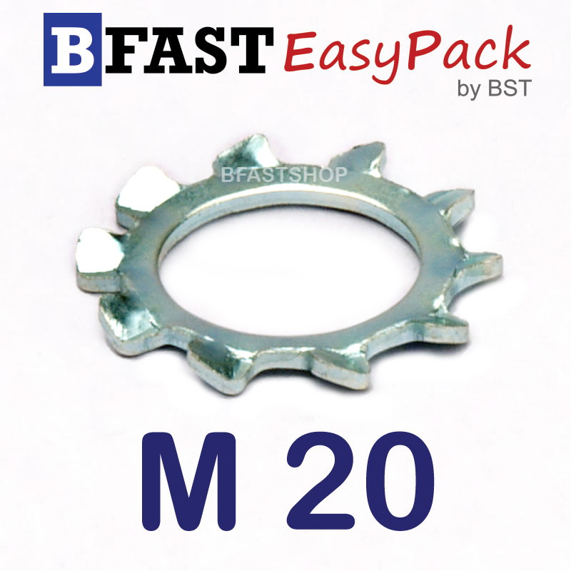 แหวนจักรนอก M20 ( 5 ตัว/ถุง)