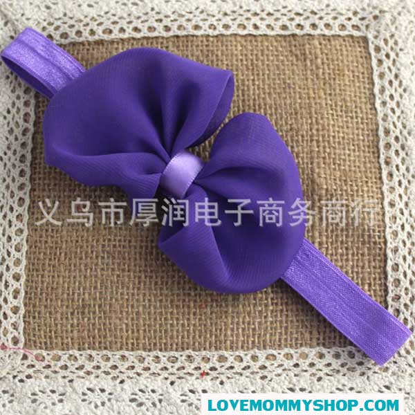 สายคาดโบว์ผ้าชีฟอง-BB0154