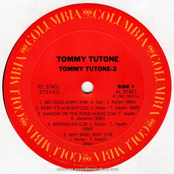 Tommy Tutone - Tommy Tutone-2