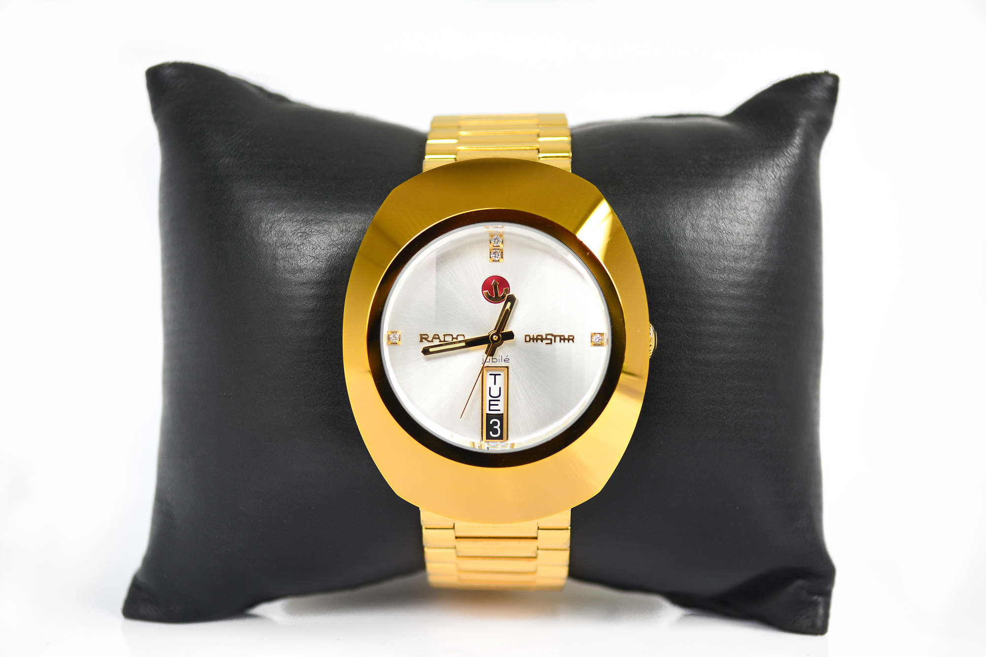 Rado Diastar Jubile Automatic เรือนทอง ฝังเพชร 4 เม็ด