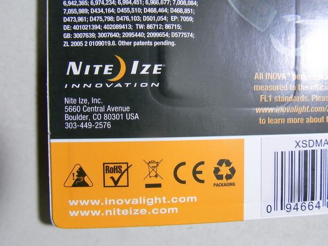 ไฟฉาย INOVA Xs - AAA Powered LED Flashlight