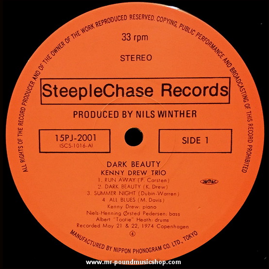 Kenny Drew Trio - Dark Beauty