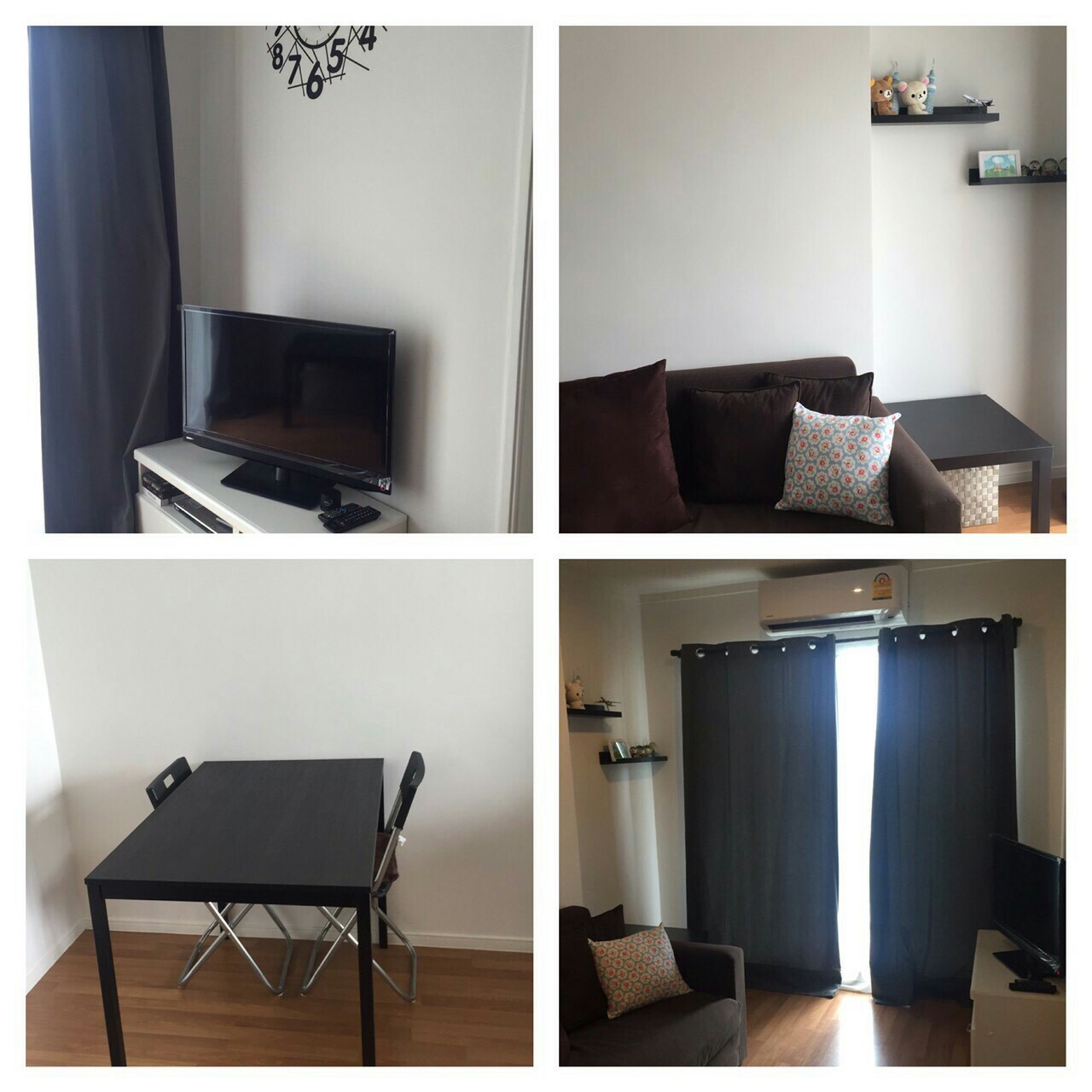 รหัสทรัพย์ 87405 ให้เช่า คอนโด ลุมพินี พาร์ค พระราม 9 – รัชดา LUMPINI PARK RAMA 9 – RATCHADA (RCA)1ห้องนอน 1 ห้องน้ำ พื้นที่ 30 ตร.ม