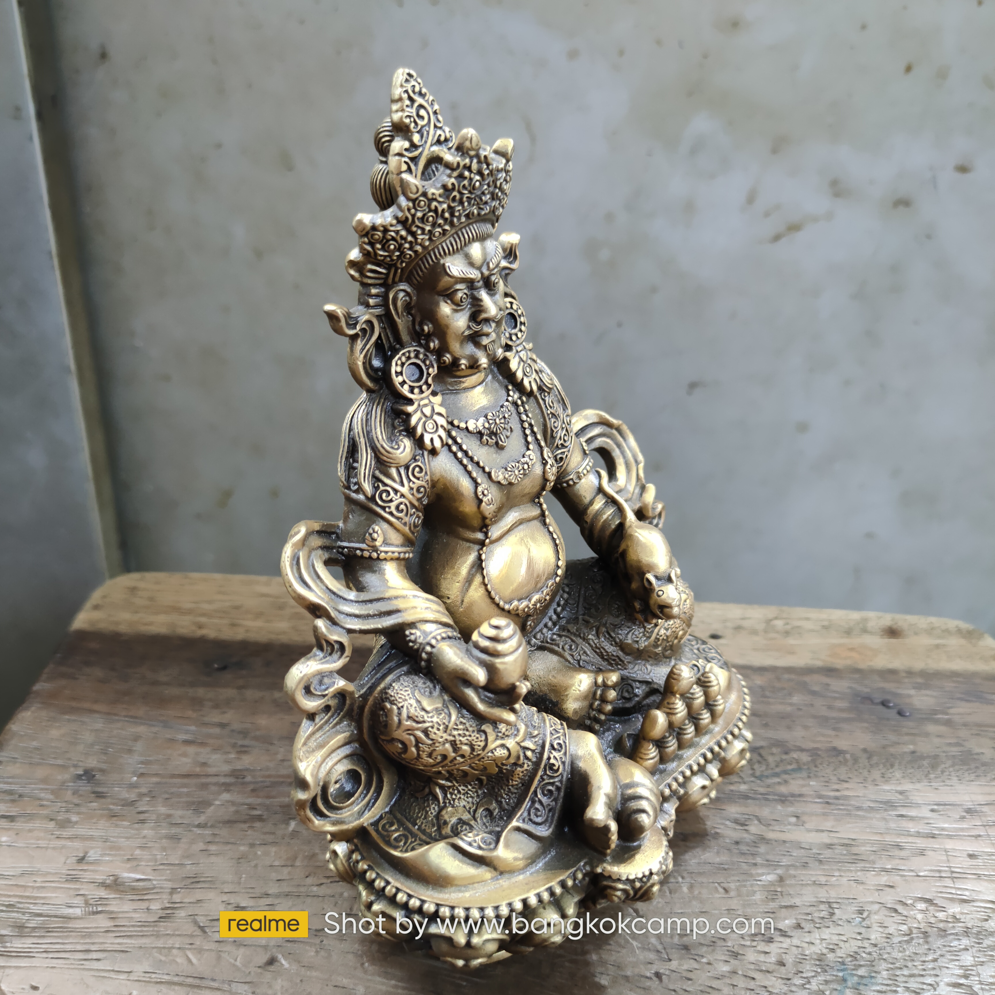 พระพุทธรูป ศิลปะทิเบต ทองเหลือง (2)