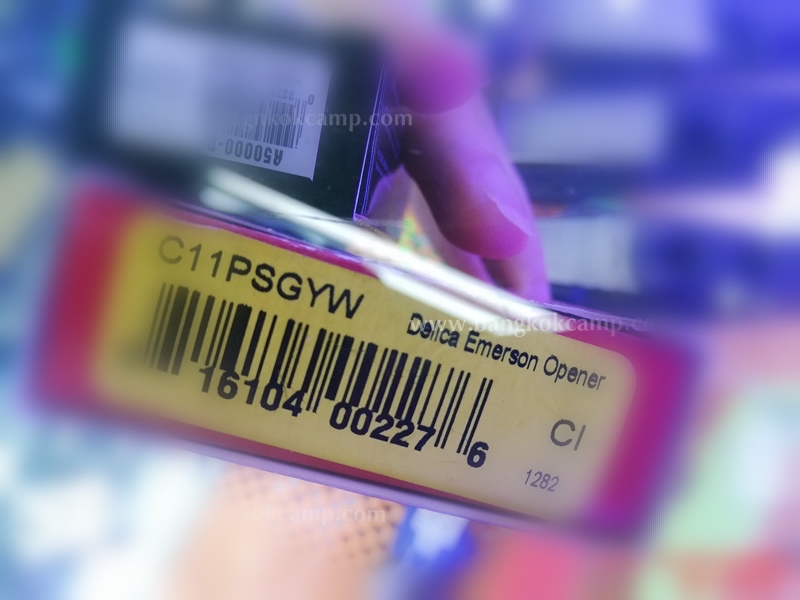 มีดพับ Spyderco Delica Wave Emerson Opener 2-29/32" VG10 Combo Blade - SP11PSGYW