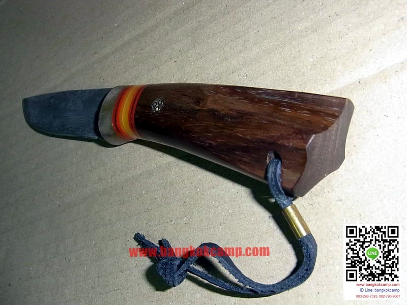 มีดดามัสกัส ด้ามไม้