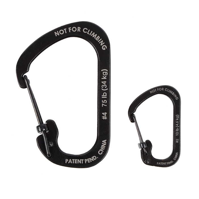 SLIDELOCK CARABINER #4 -Black