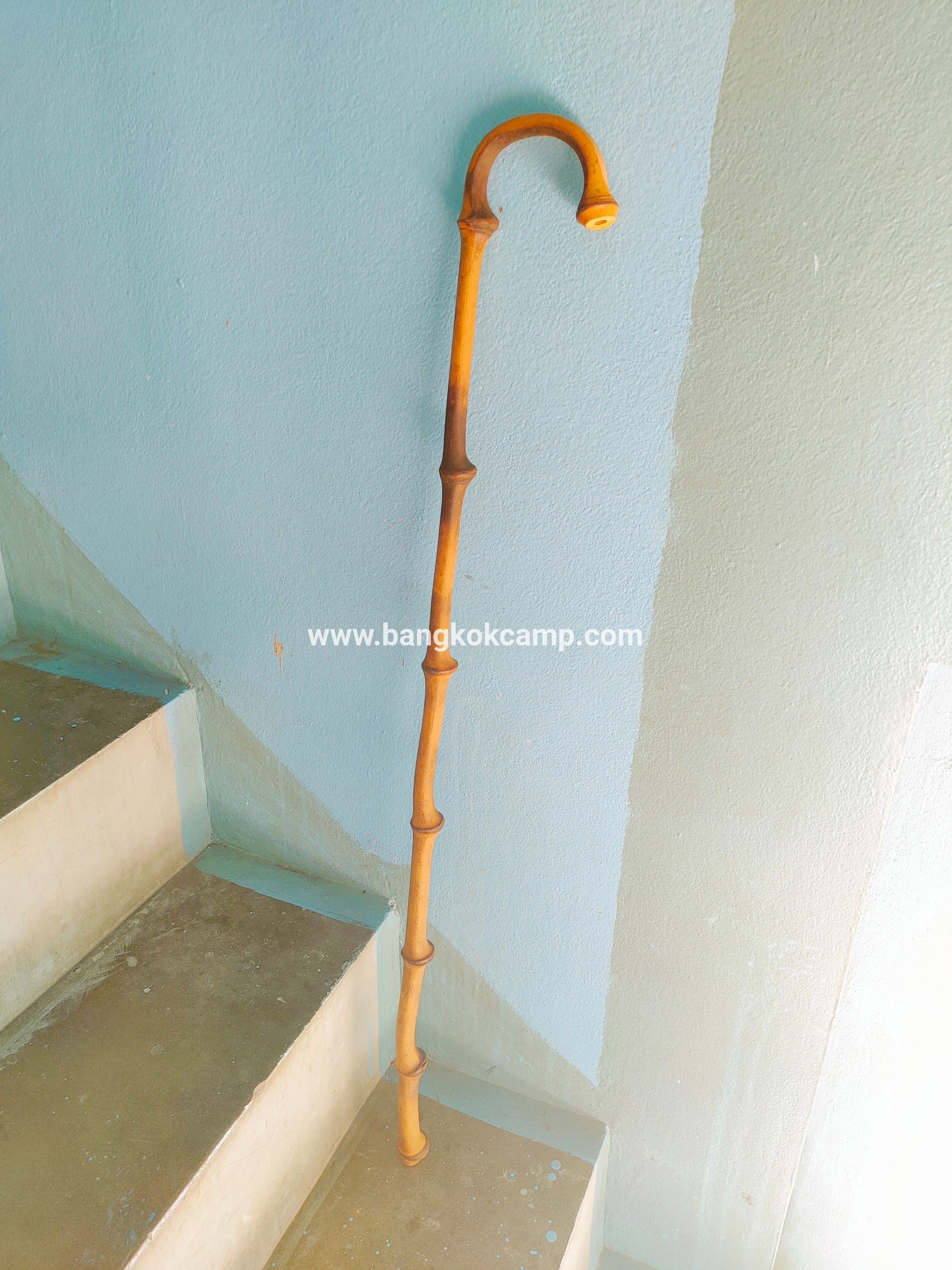 ไม้เท้าไผ่จีนโบราณข้อปูดๆ ไม้เท้าไผ่เติ้ง(เสี่ยวผิง) (10)