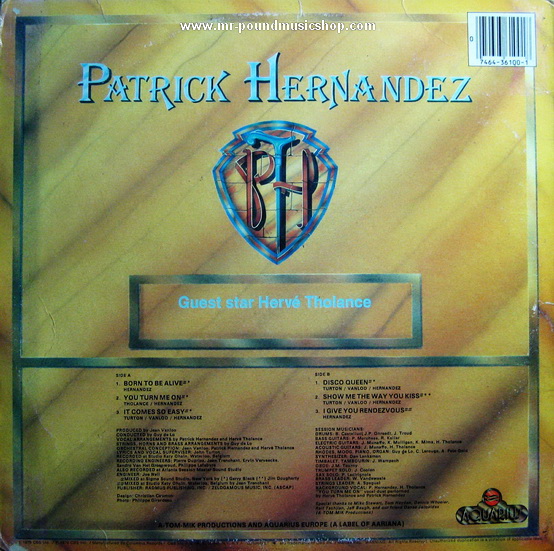 Patrick Hernandez - Born To Be Alive