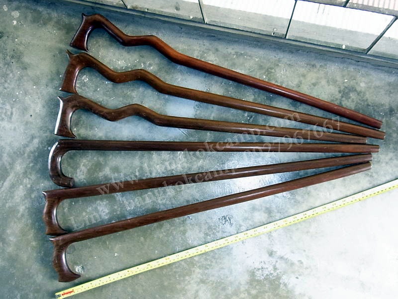 ไม้เท้า ไม้มะค่า (ชุด1)