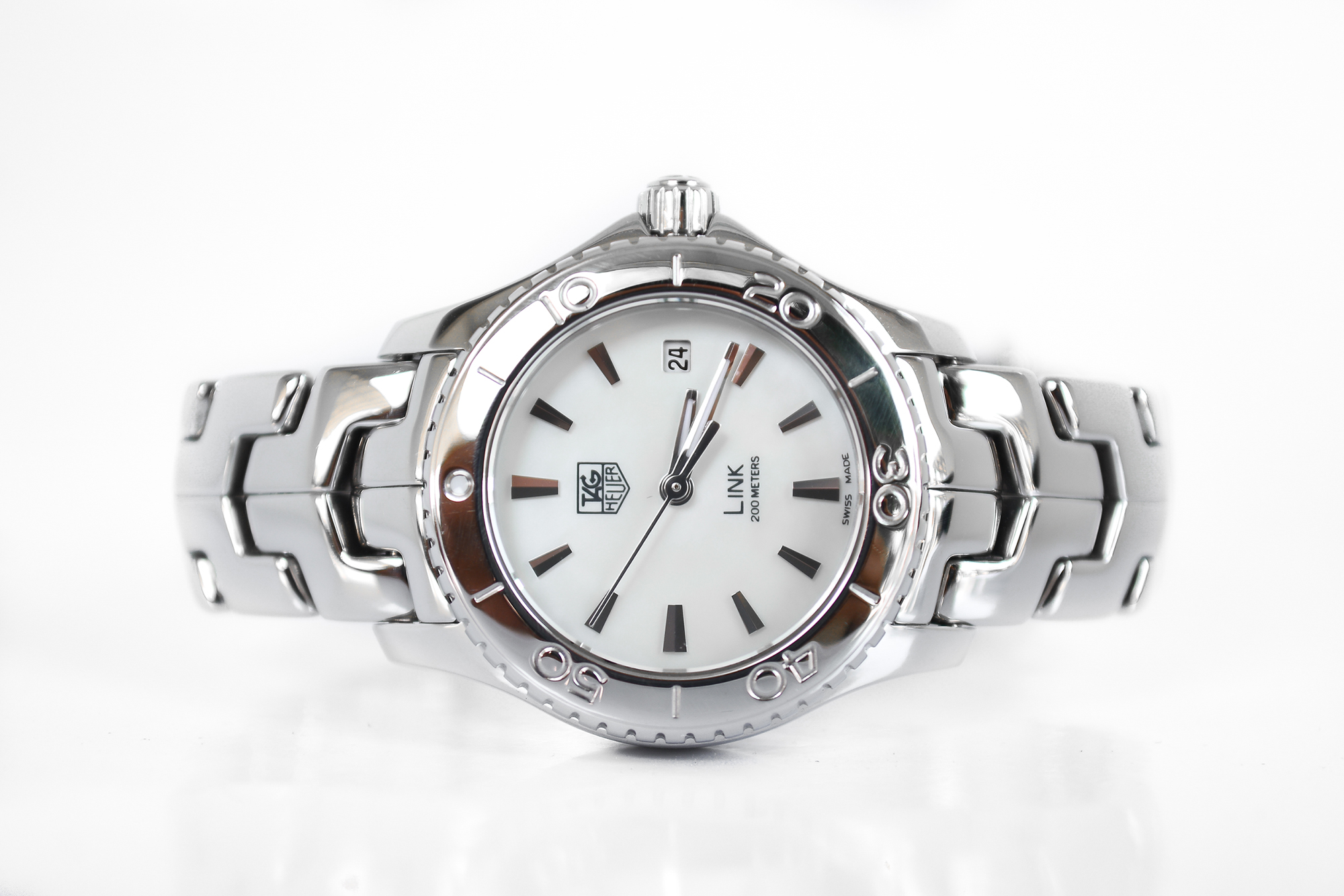Tag Heuer New Link Lady Size หน้ามุกขาว