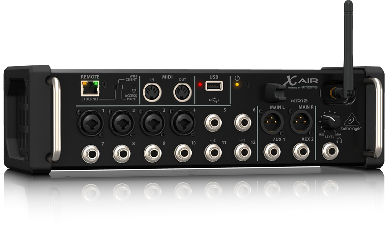 BEHRINGER X AIR XR12 12-Input Digital Mixer for iPad/Android