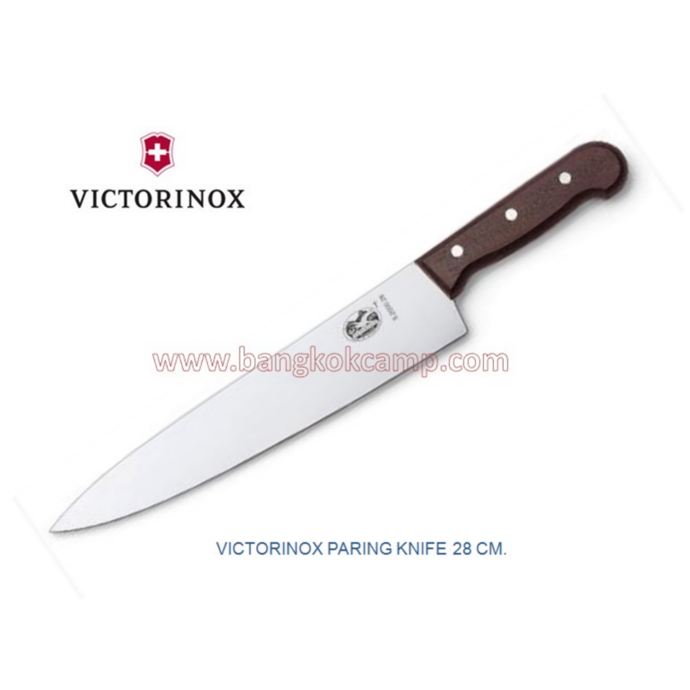 มีดเชฟ/มีดครัว VICTORINOX 5.2000.28 ด้ามไม้ROSEWOOD CHEFS 28​ Cm​ ใหม่ แท้ (5.2000.28)