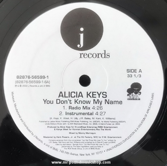 Alicia Keys - You Don't Know My Name