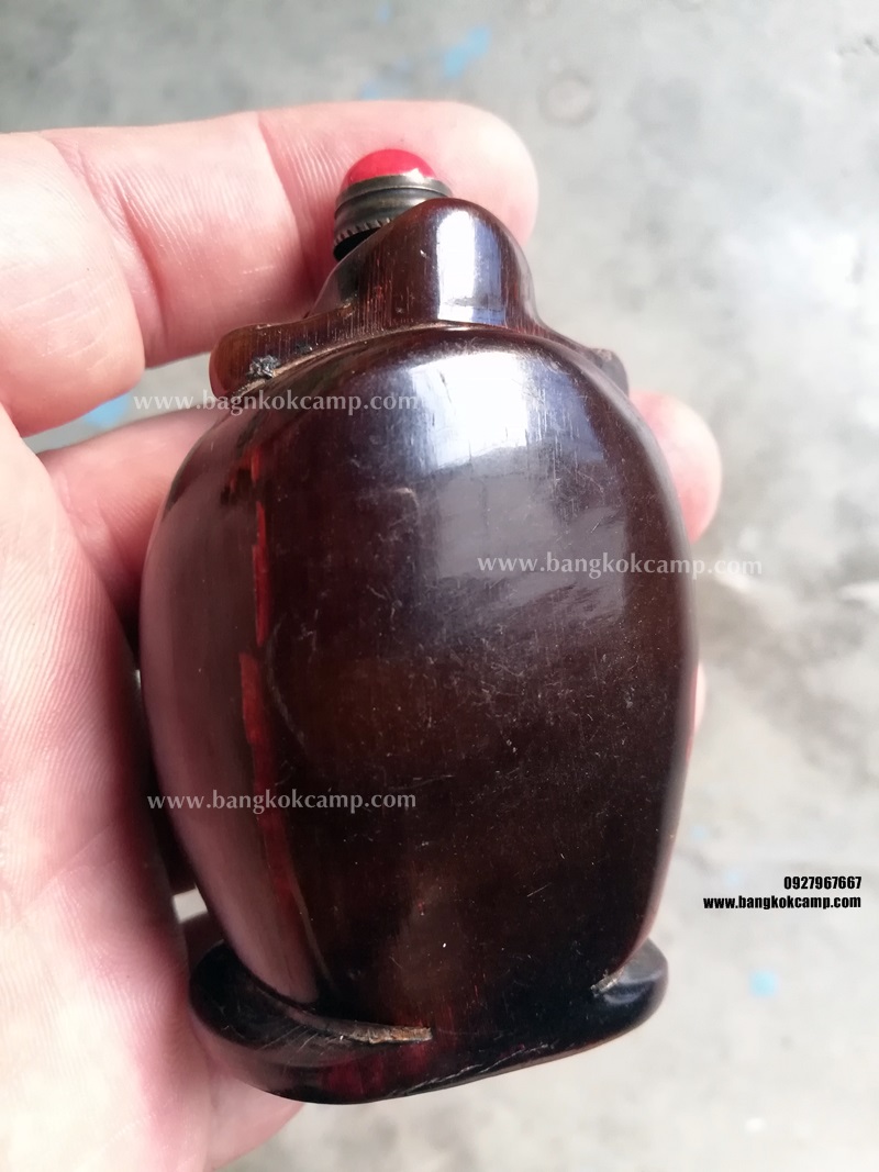 ขวดยานัตถ์ แกะจากเขาสัตว์ เทพเจ้าจีน (6)