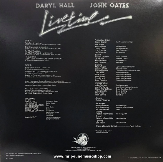 Daryl Hall & John Oates - Livetime
